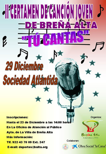 I I CERTAMEN DE CANCI�N JOVEN DE BRE�A ALTA