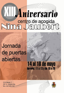 EL CENTRO DE ACOGIDA NINA JAUBERT CELEBRA SU XIII ANIVERSARIO.